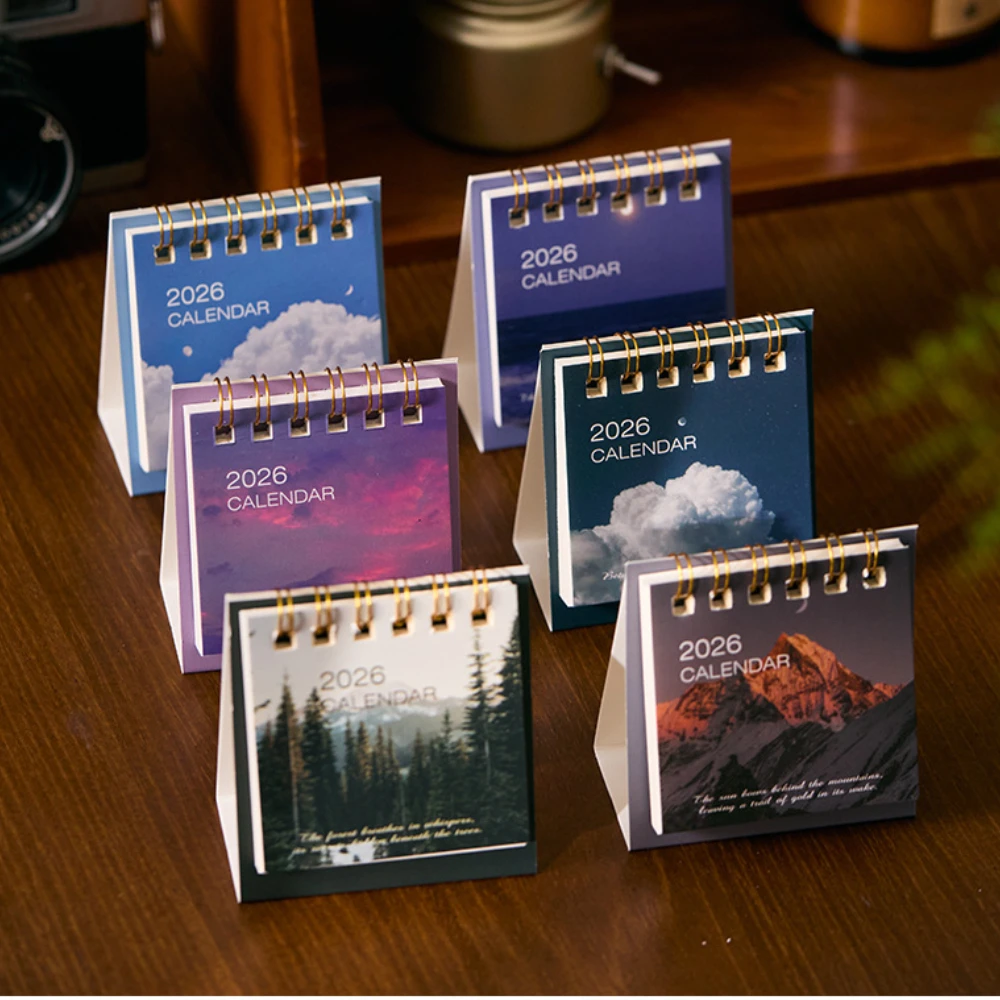 

2026 Latest Mini Desk Calendar - Monthly Planner, Desktop Decoration & Organizer for Office & School Supplies