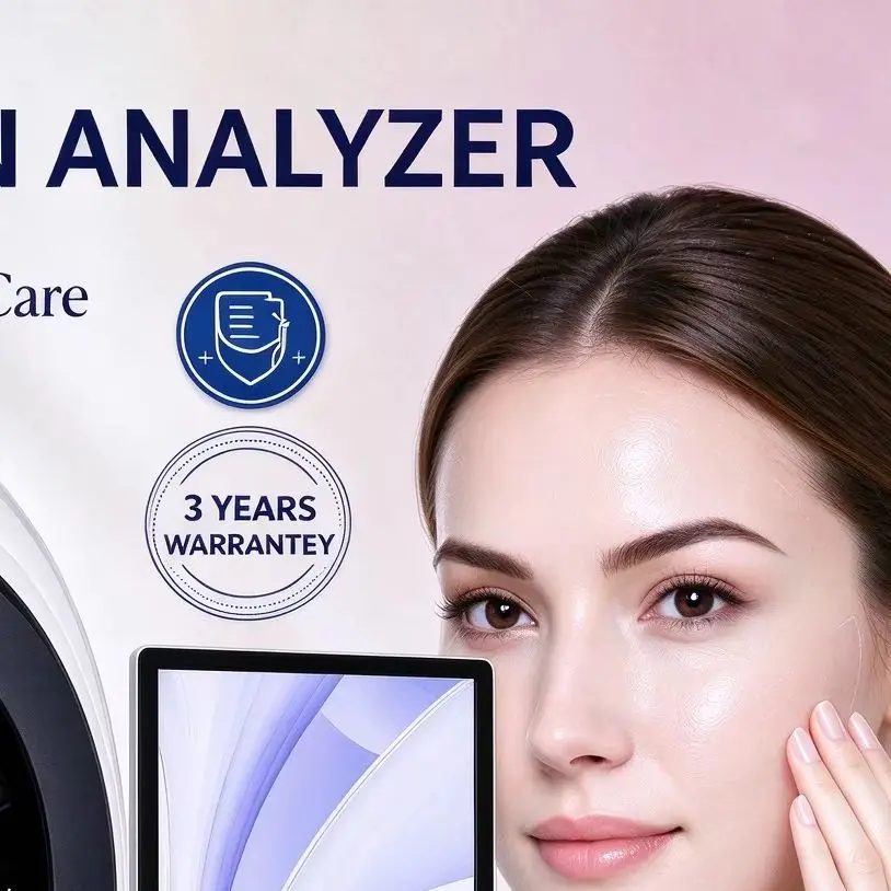 Q2 AI Skin Analyzer Magic Mirror 8 Spectrum Facial Skin Detector Beauty Salon Skin Tester Analysis Machine