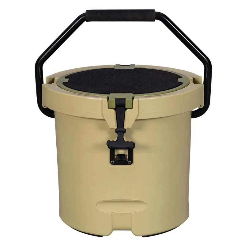 Rotomolded ice bucket for outdoor camping and fishing