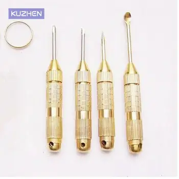 Heißer Verkauf! 1Set Tragbare 4in1 Multi Tool Set Kreuz Schraubendreher Ohr Pick Ohr Reiniger Keychain Gesundheit Pflege