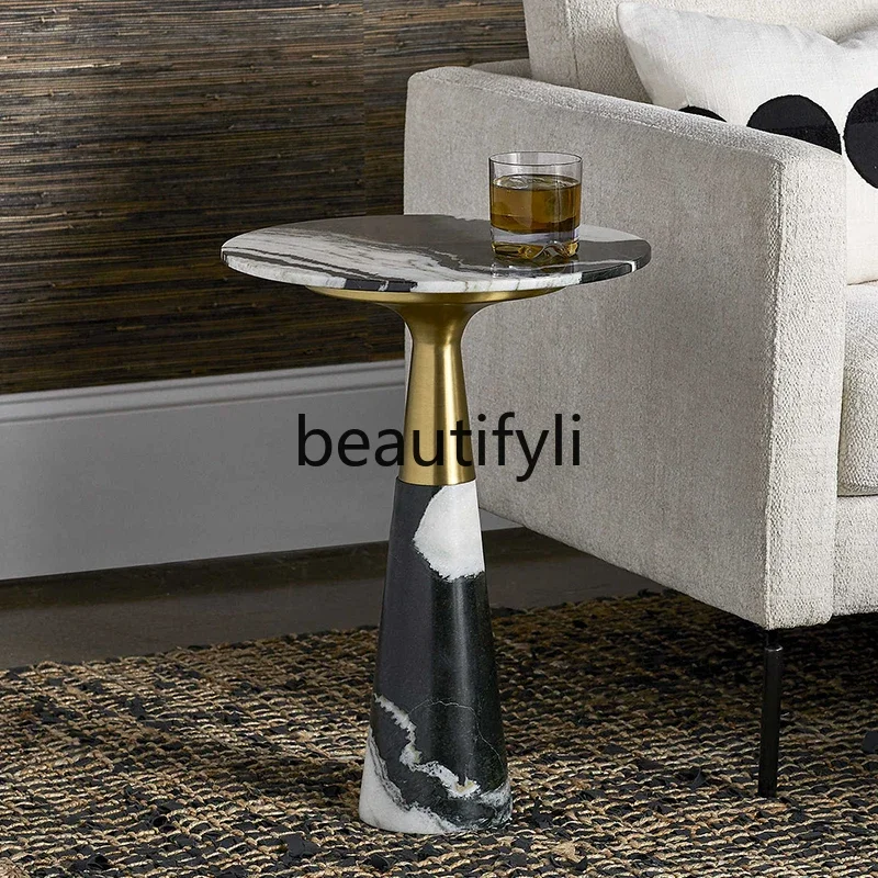 

Натуральный мраморный край, несколько дизайнеров, современный простой диван для гостиной, бытовой круглый столик