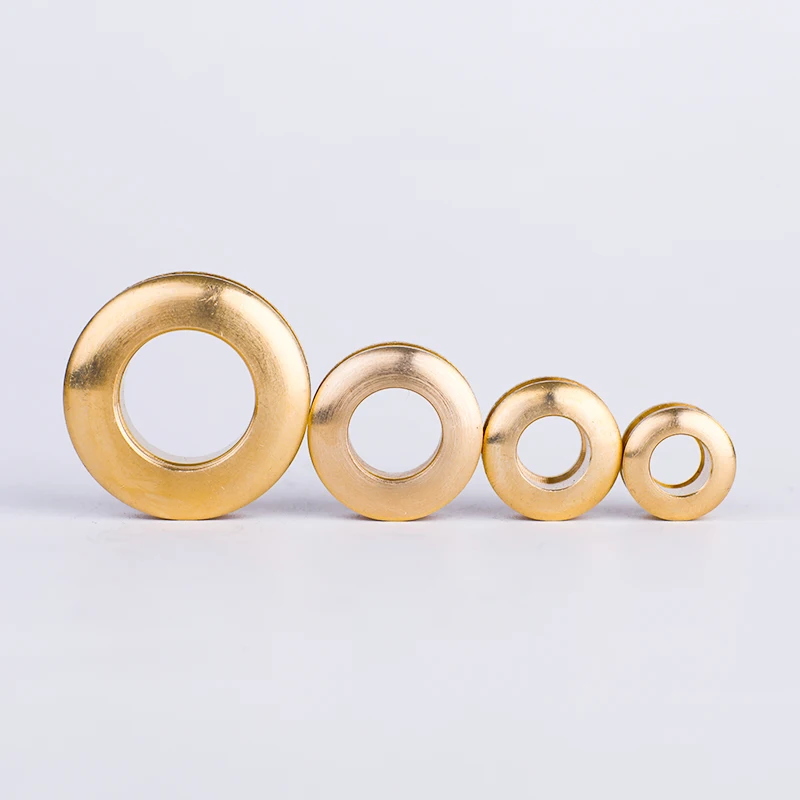 2PCS 13*7mm Brass Gas Hole Grommet Screw Threaded Connection Eyelet DIY Bag Belt Part Hardware Leather Craft Handmade Buckle
