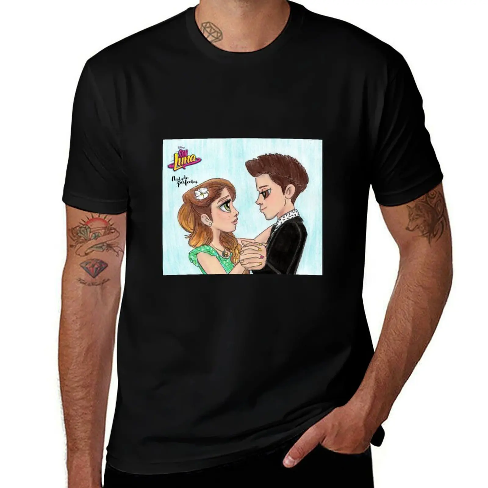 

Lutteo, Soy Luna 3 by NadadePerfectas T-Shirt men t shirt cotton 100% man t shirts cotton T-shirt