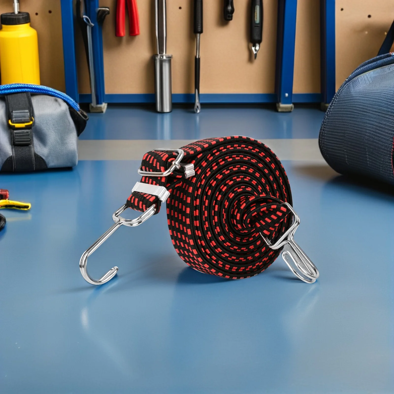 

1Pcs Elastic Bike Strap Widened Durable Adjustable Cargo Cord for Motorcycle Trailer Caravan Boat Luggage Rubber Rope