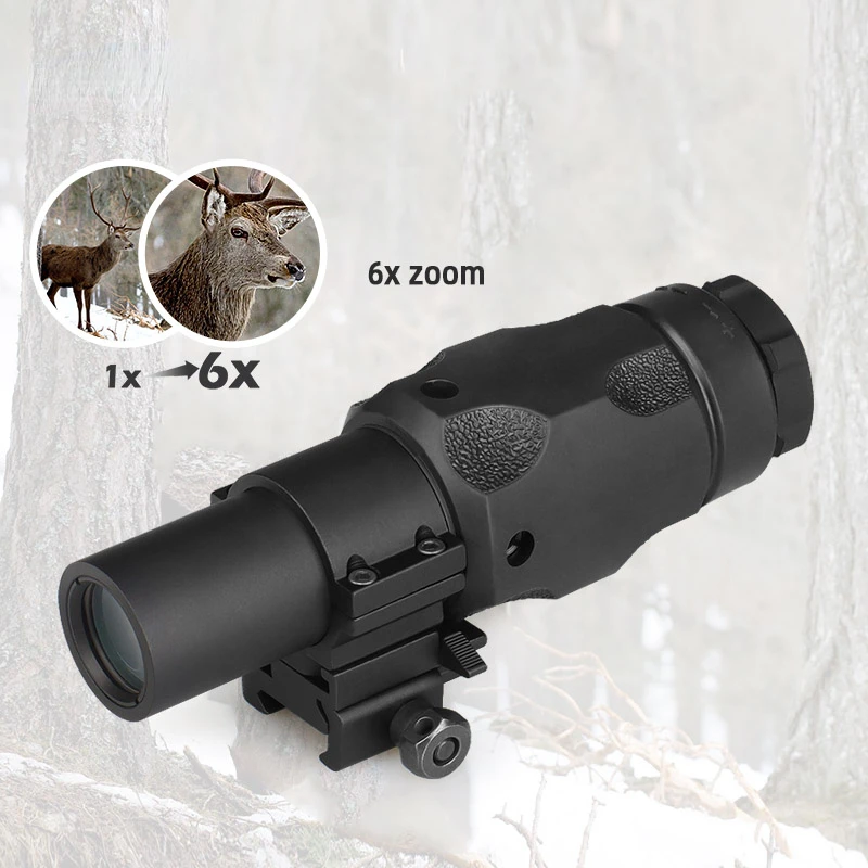 6X Monocular Optical Magnification Scope Hunting Scope HK1-0413 Magnifier Telescope