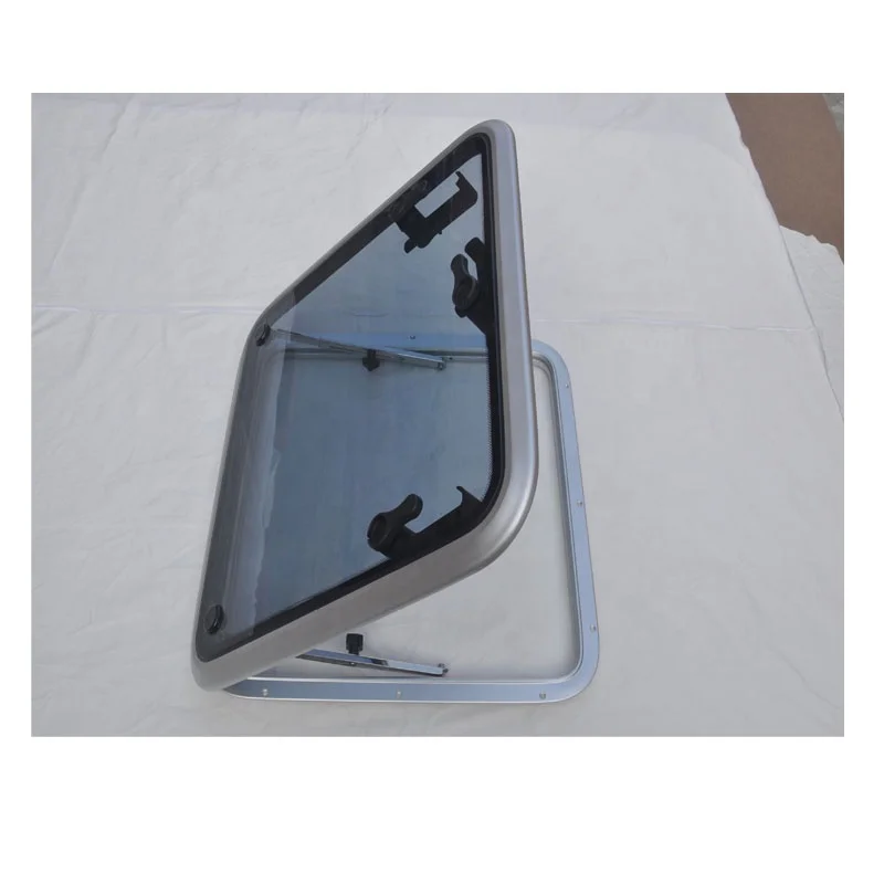 Kapal ABS bentuk persegi kustom kapal kapal Porthole Hatch Marine Aluminum Deck Hatch