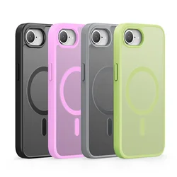 Dux Ducis for iPhone 16 Pro Max iPhone 16 Plus iphone 16e 17e Multi-color Back Cover with MagSafe Anti-Fingerprint Phone Case