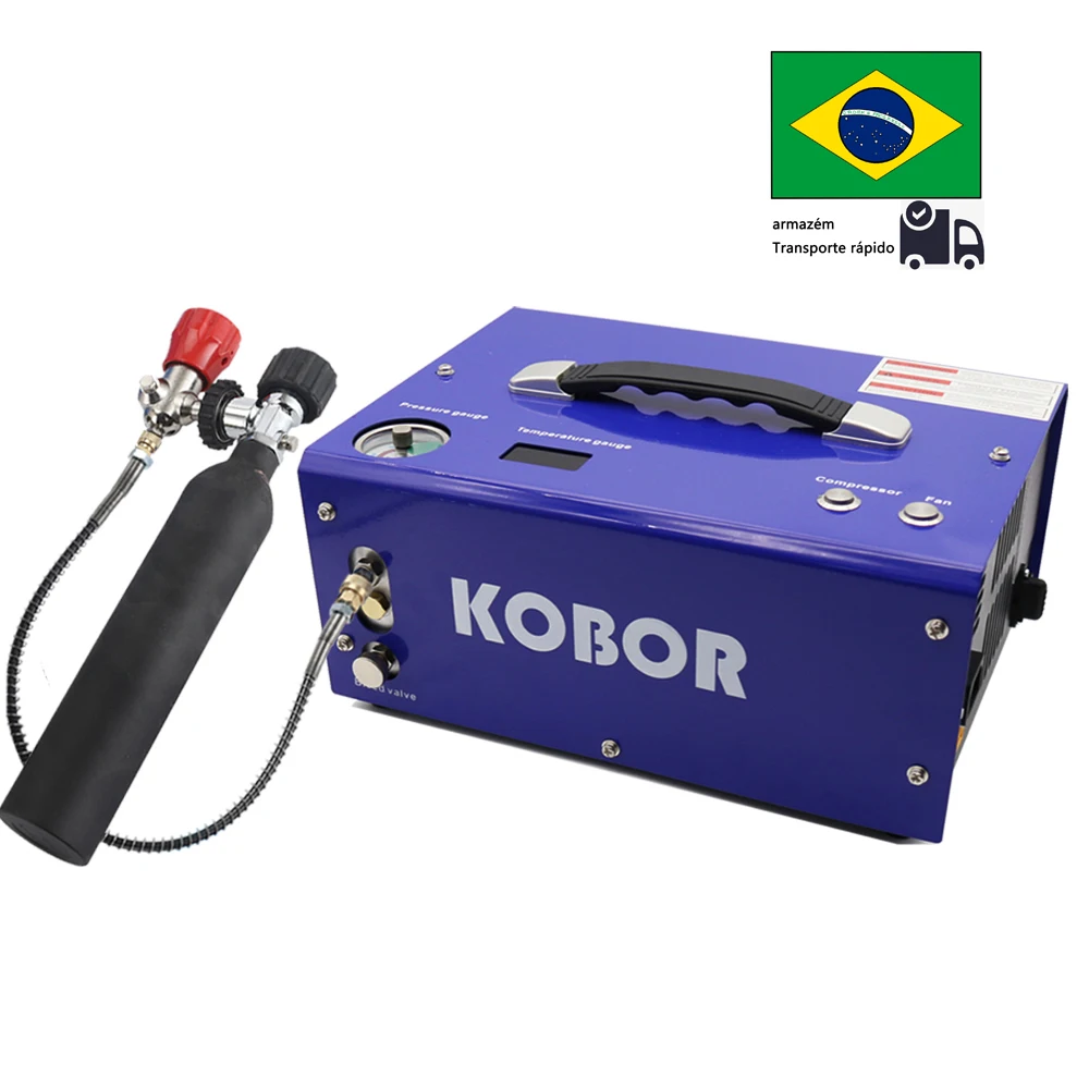 （Brazil warehouse）300bar/30MPA/4500psi  High Pressure Air Compressor 220v Pcp Pump Pcp Air Rifle 12V Car Pump Pcp Compressor Pcp