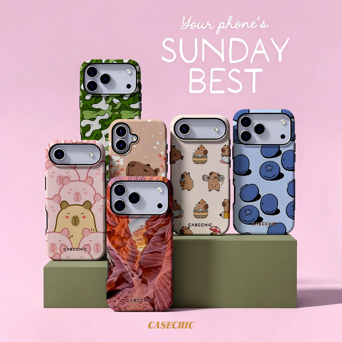 Canyonwave  Case for Samsung Galaxy S26 S25 S24 S23 Ultra Drop Resistant Glossy Dual-Layer Cover CaseChic