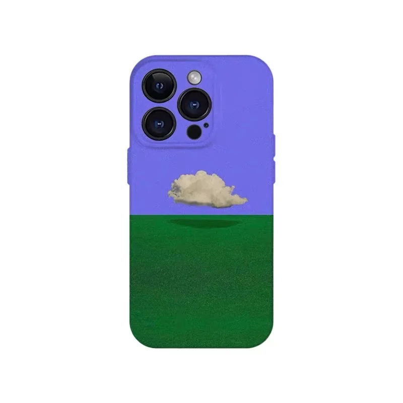 

Purple Dreamy Sky with Clouds Phone Case for IPHONE 17 Air 16E 15 PROMAX 14 Plus 13 12 MINI 11 PRO 16Plus XR Acrylic Phone Cover