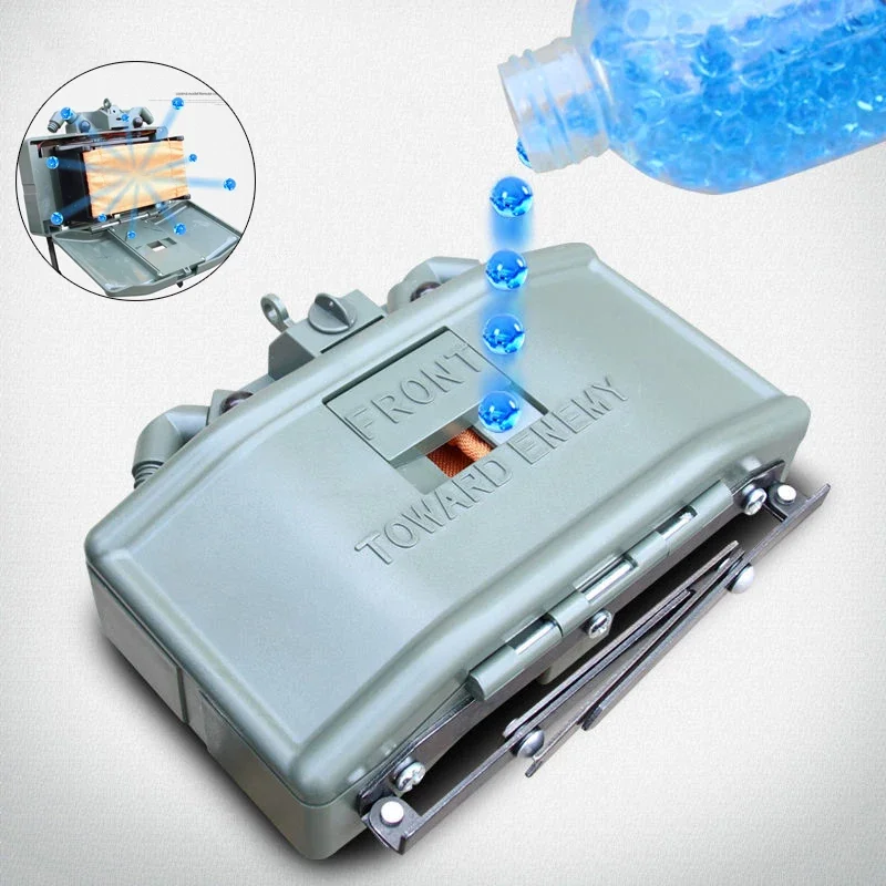 1PC NEW Creative Portable Wide Sword Landmine Model Soft Bullet Gun Induction Electric Continuous Firing Adult Real CS Cos Toys