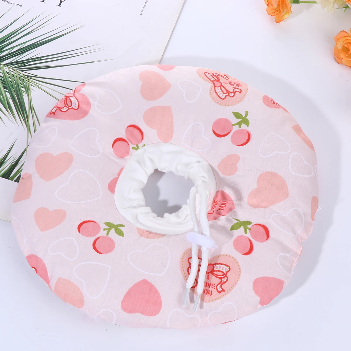 

1pc Cat Elizabethan Collar Heart Shape Dog Neck Cone Pet Recovery Anti scratch Protective Circle Comfortable Design