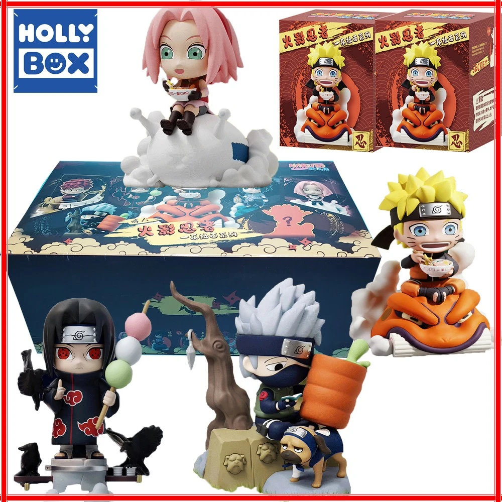 

HOLLY BOX Original Naruto Ichiraku Ramen Series Blind Box Cute Anime Collectible Figures Model Toys Decorative Ornaments Gifts