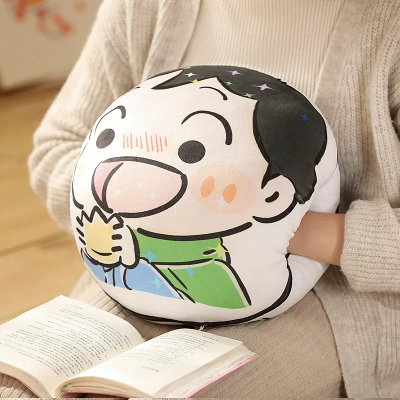 King Ranking Boji Quark Plush Pillow Kawaii Cartoon Character Cushion Hand Warm Lovely Backpack Pendant Home Decor Children Gift