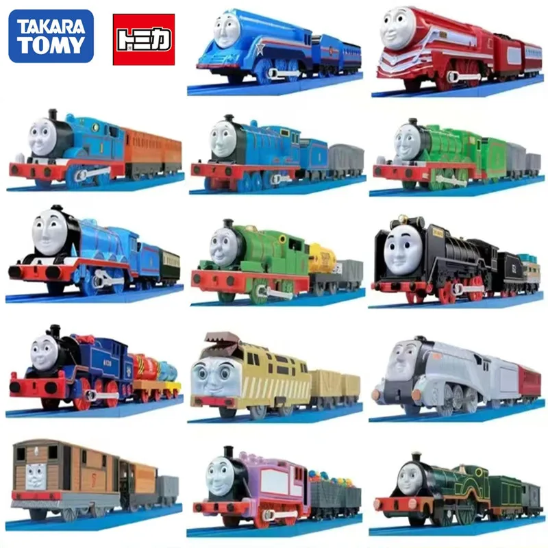 TAKARA TOMY TOMICA 토마스 앤 프렌즈 전기 기차 모형, 미니어처 다이캐스트 합금 자동차 모형, 어린이 장난감, 소년 크리스마스 선물