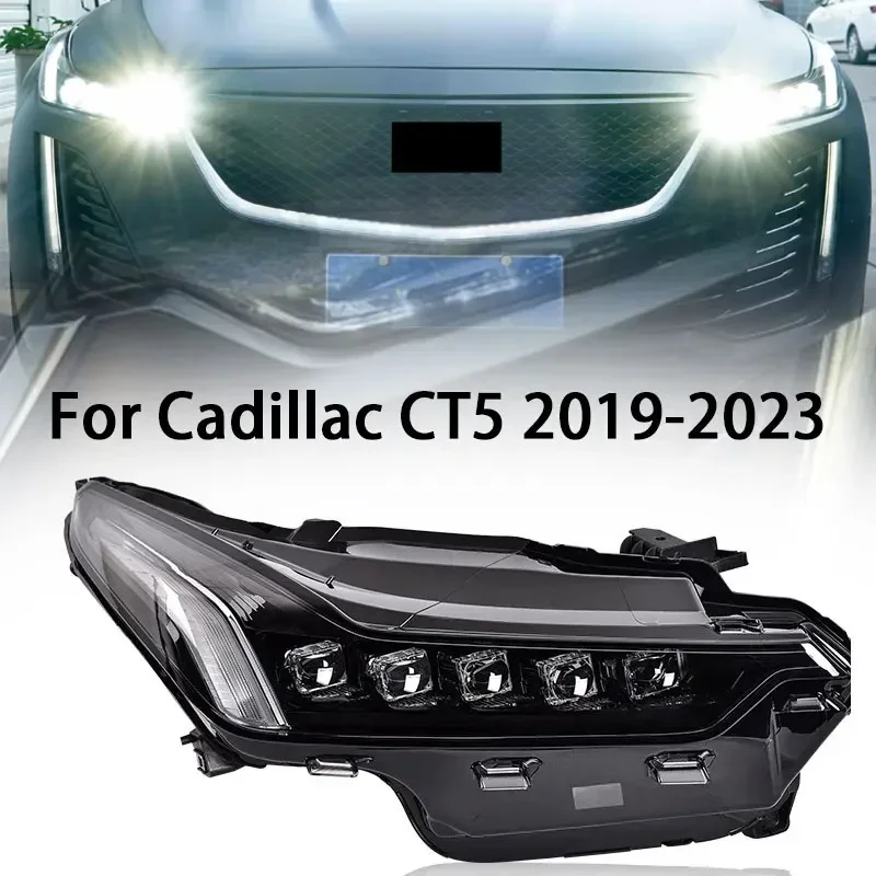 

car styling head lamp for Cadillac CT5 headlight altis 2020~2023 ALL IN LED for Cadillac CT5 daytime running light head light