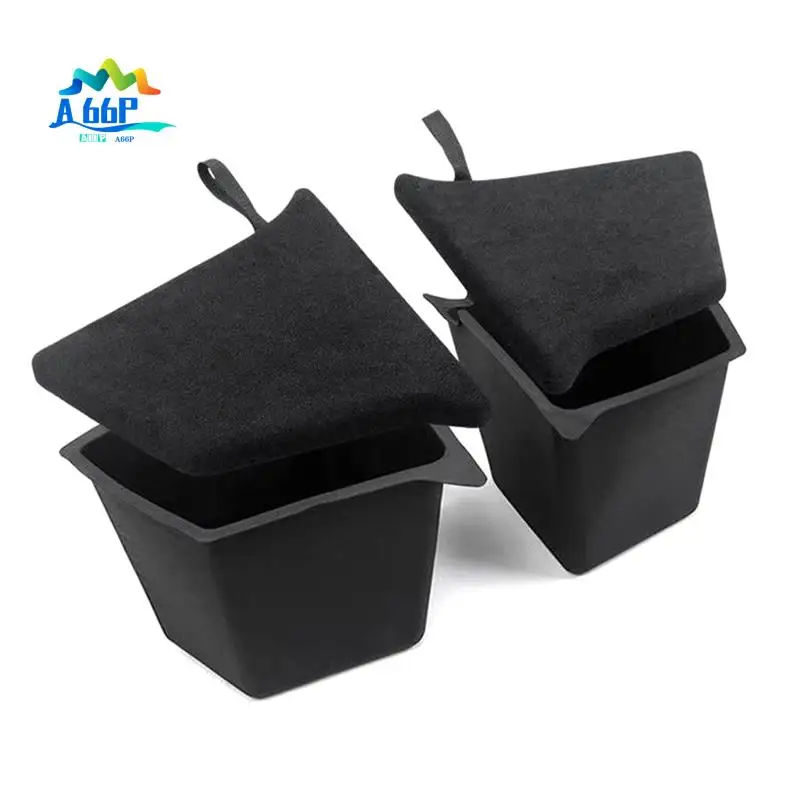 

A66P-Trunk Side Storage Box Left Right Bins Organizer Tray Stowing Tidying Packet Car Accessories For Tesla Model Y 21-24