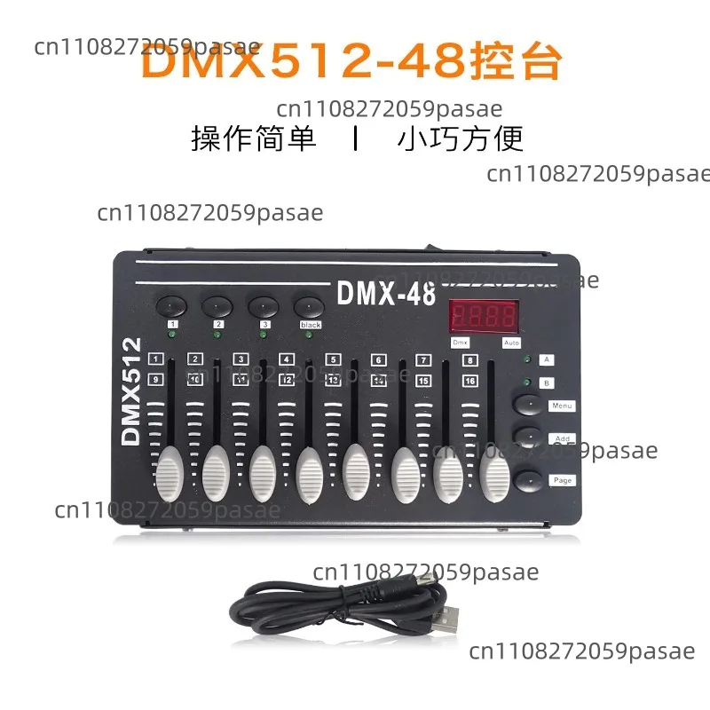 Controller for Moving Head Effects Control DMX512 Controller 48-Channel Console for Stage