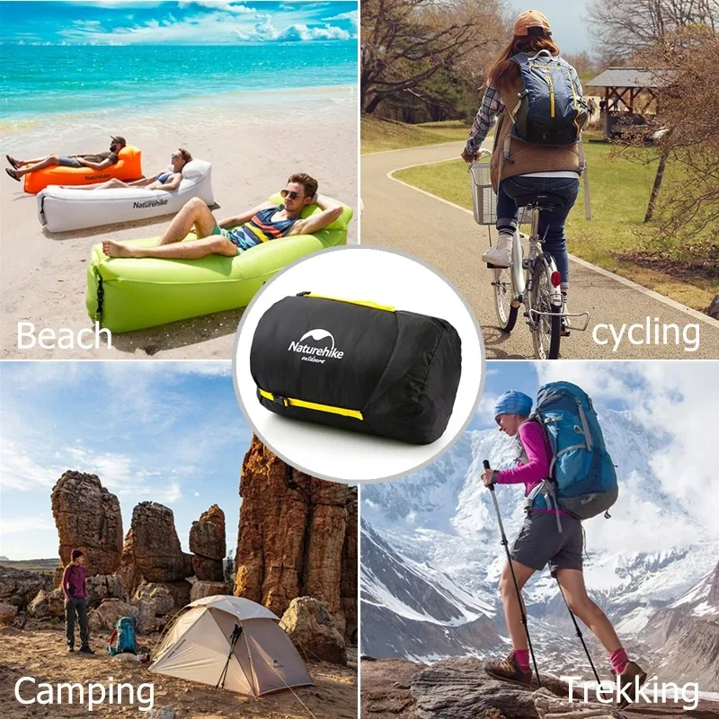Naturehike Camping Sleeping Bag Ultralight Folding Waterproof Compression Bags 4 Season Outdoor Hiking Compression Stuff Sack