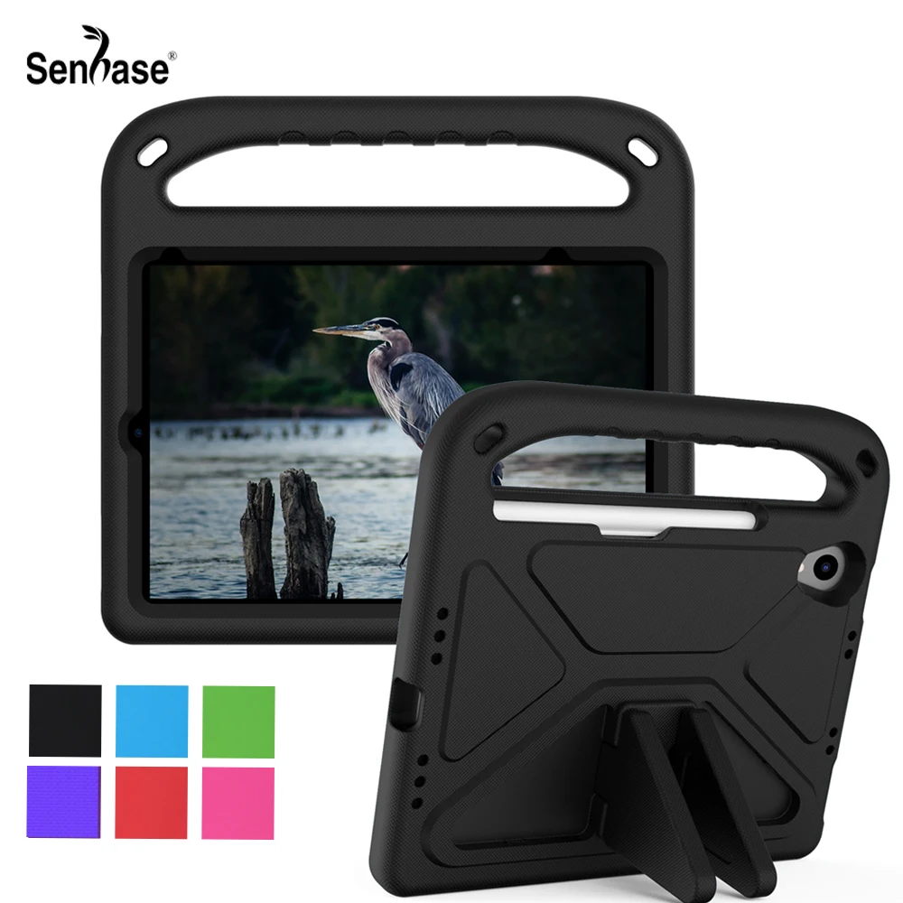 

EVA Portable Shockproof Kids Safe Handle Stand Tablet Cover For Apple iPad mini 6 6th Gen 2021 A2567 A2568 A2569 Case