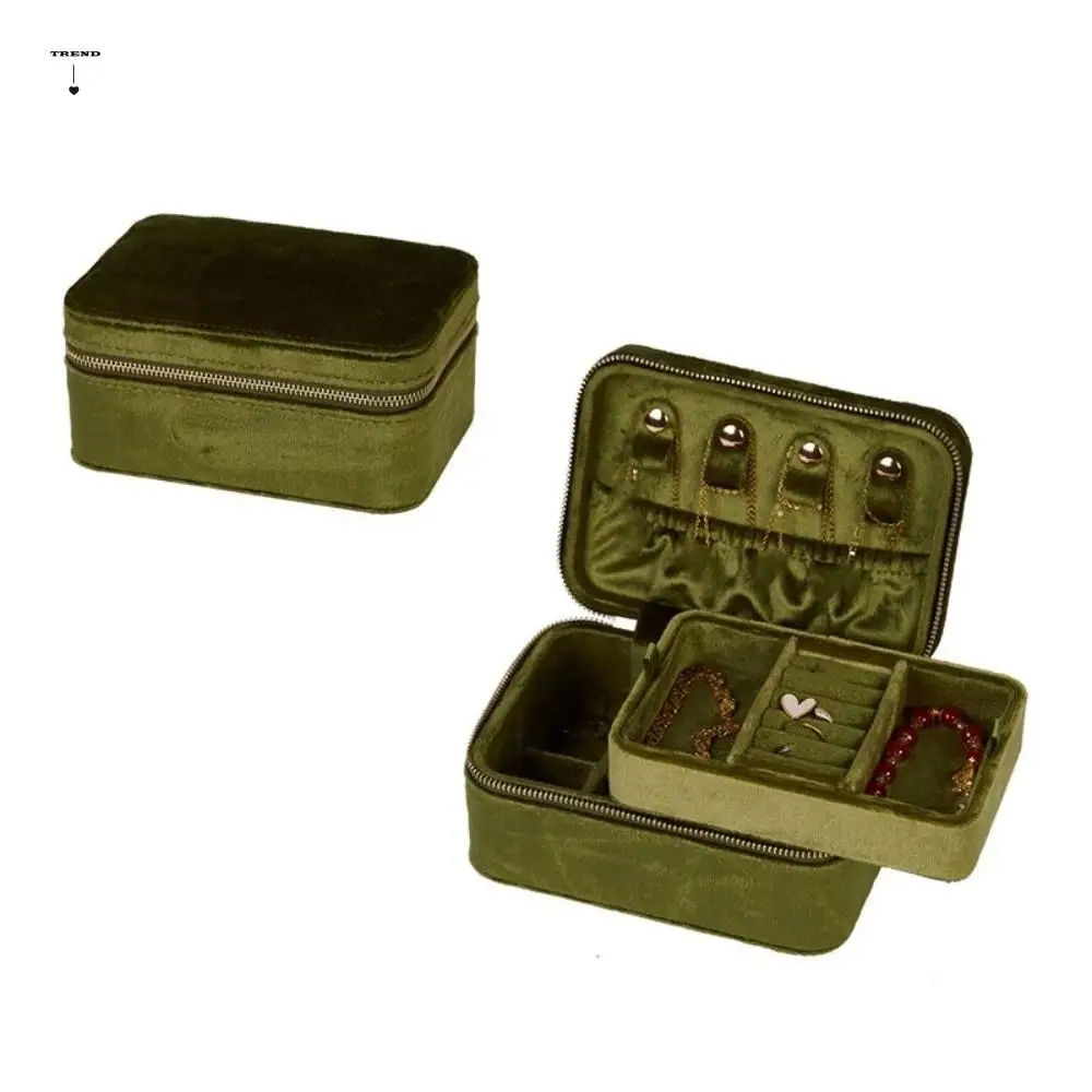 

Detachable Jewelry Packing Bag Bracelet Earrings Rings Necklace Velvet Jewelry Holder Large Capacity Organizer