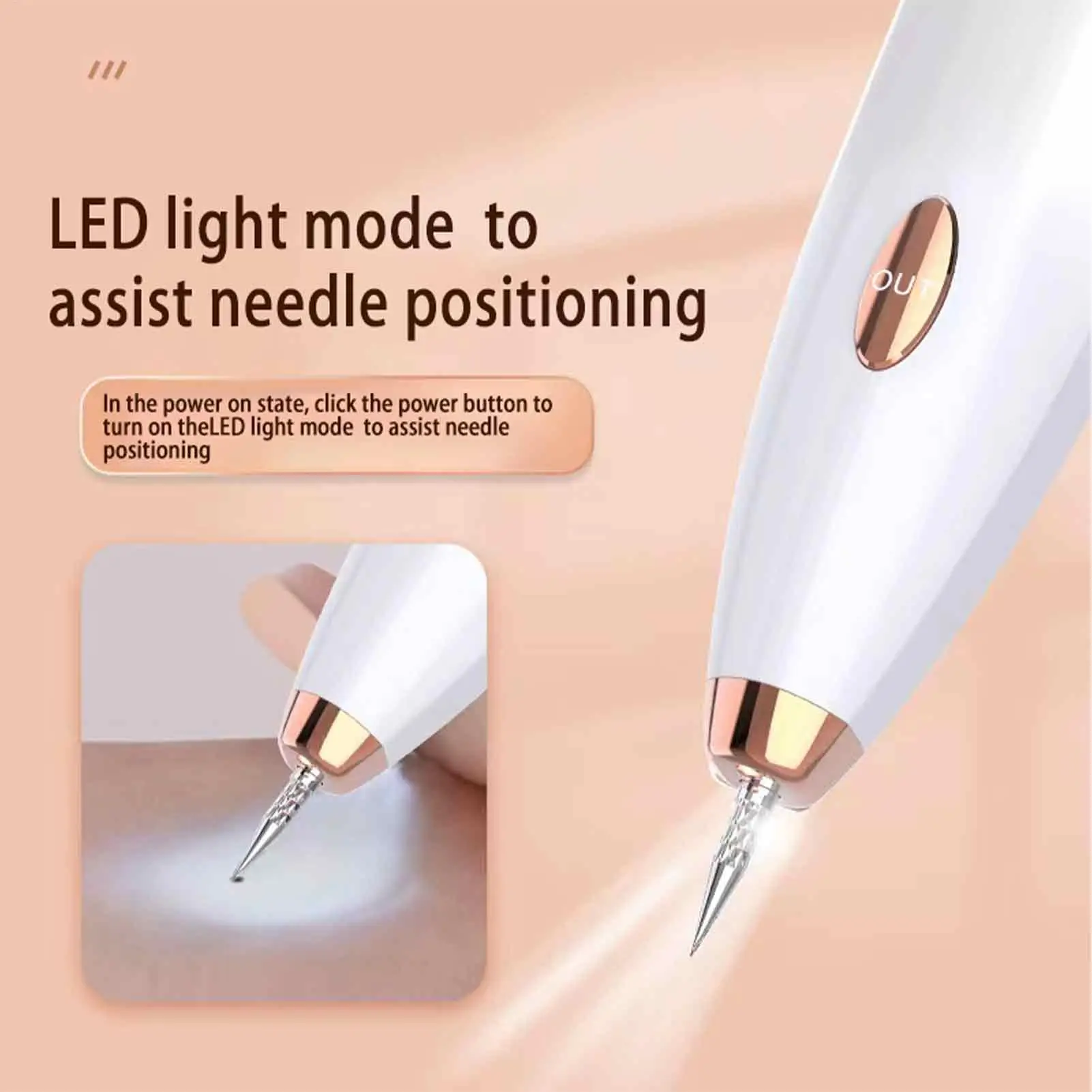 USB Charge Electronic Face Skin Scar Removal Pens Repairing Skin Machine For Dark Spot Birthday Dating Gift For Friends Neighbor