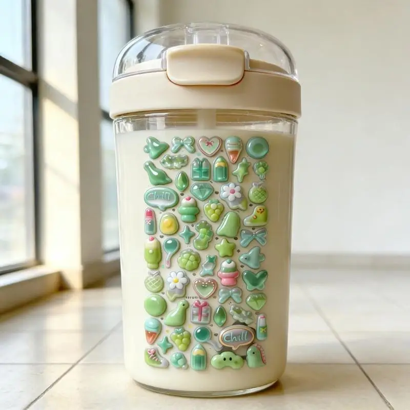 

Decorative Small Sticker for Kids Adults, Reusing Tiny Sticker for Scrapbooking