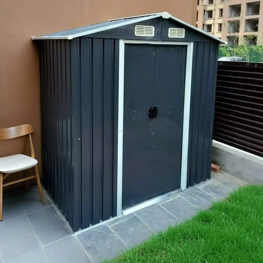 Outdoor Tool Room Storage Shed Yard, Assembled Detachable Yard Storage Room