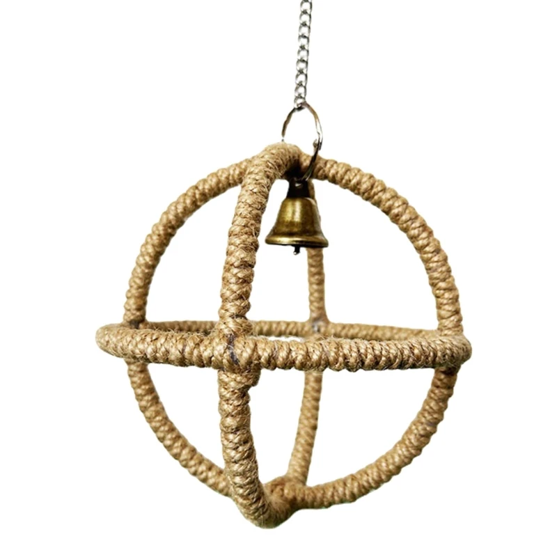 Hollow Ball Parrot Chew Hanging Toy Articles Parrot Chew Pet Bird Toy for Cage