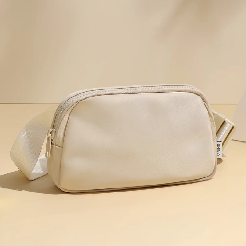 V.NINE Woman Bum Bag Women Waist Purse Fanny Pack Crossbody Shoulder Belt Bag Ladies Chest Cross Bags Fashion New Solid Color
