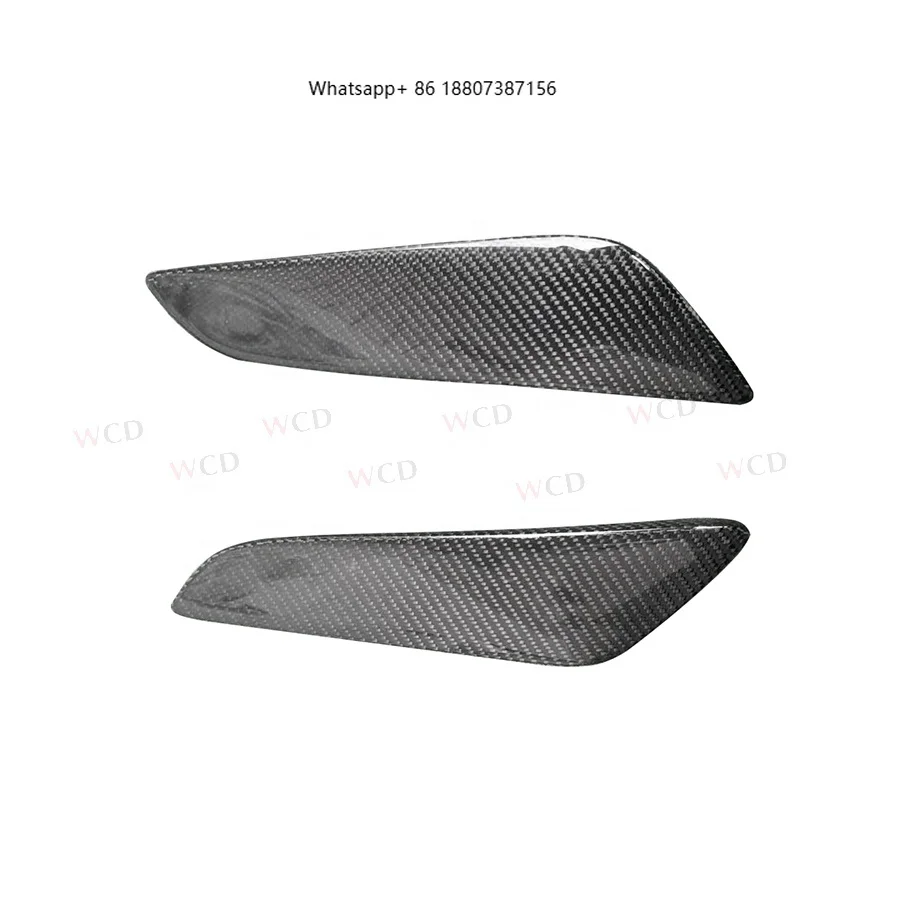 

Для BMW 5 серии G30 G38 M Sport 530i 540i 2020+ Накладки на боковые воздухозаборники из карбона, сплиттеры, элементы обвеса кузова