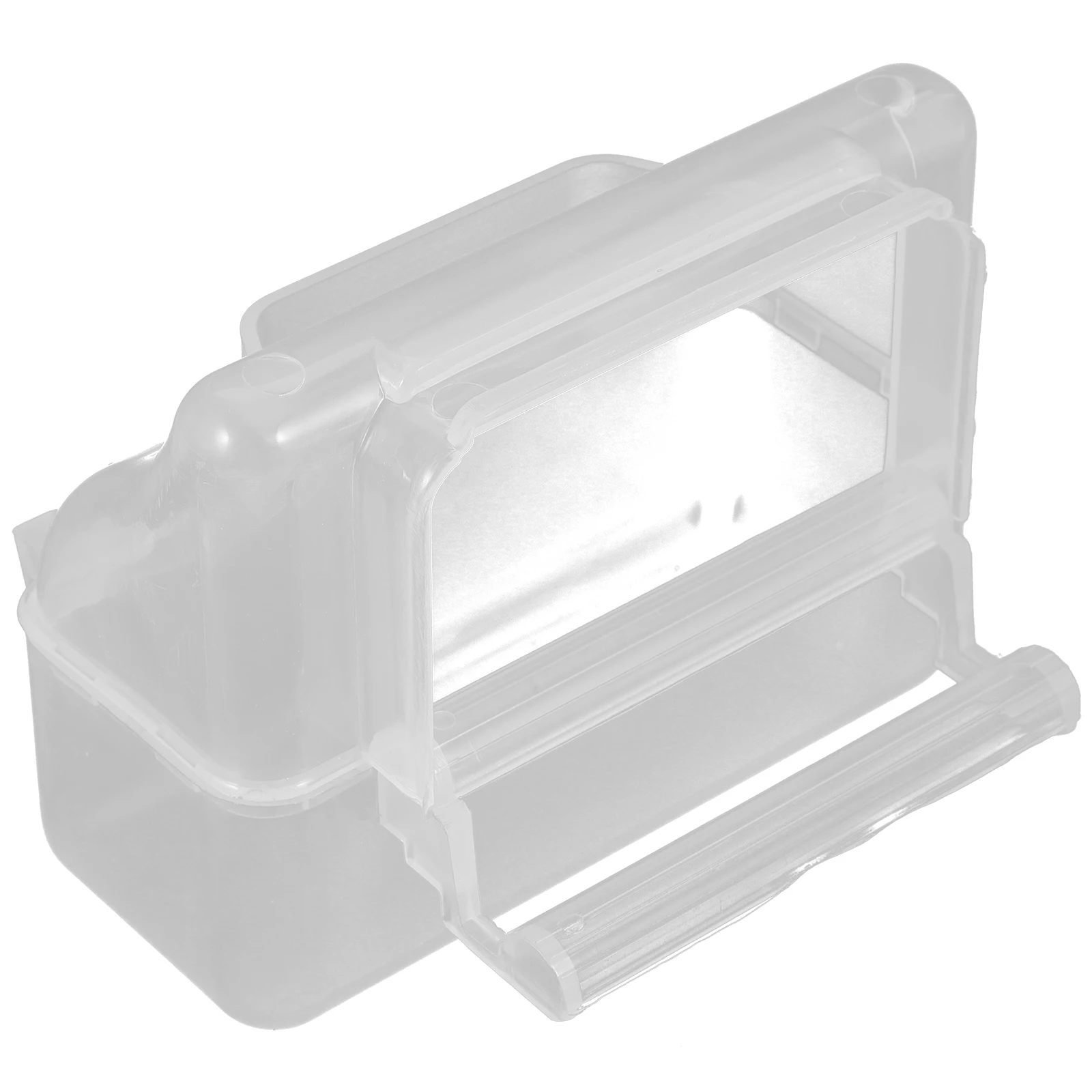 

Splash Proof Clear Feeder for Small Birds Bird Cage Feeder Bowl Food Container Reusable Sturdy Parrot Food Holder Gaming