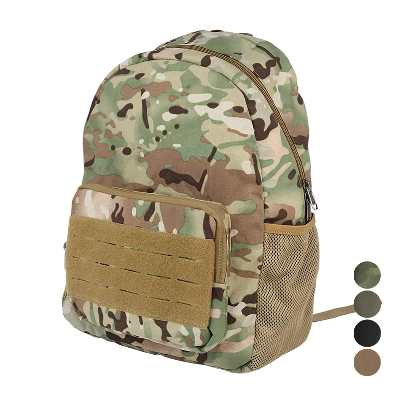 

Collapsible 20L Nylon Backpack MOLLE Compatible Storage System Portable Gear Carrier for Outdoor Activities
