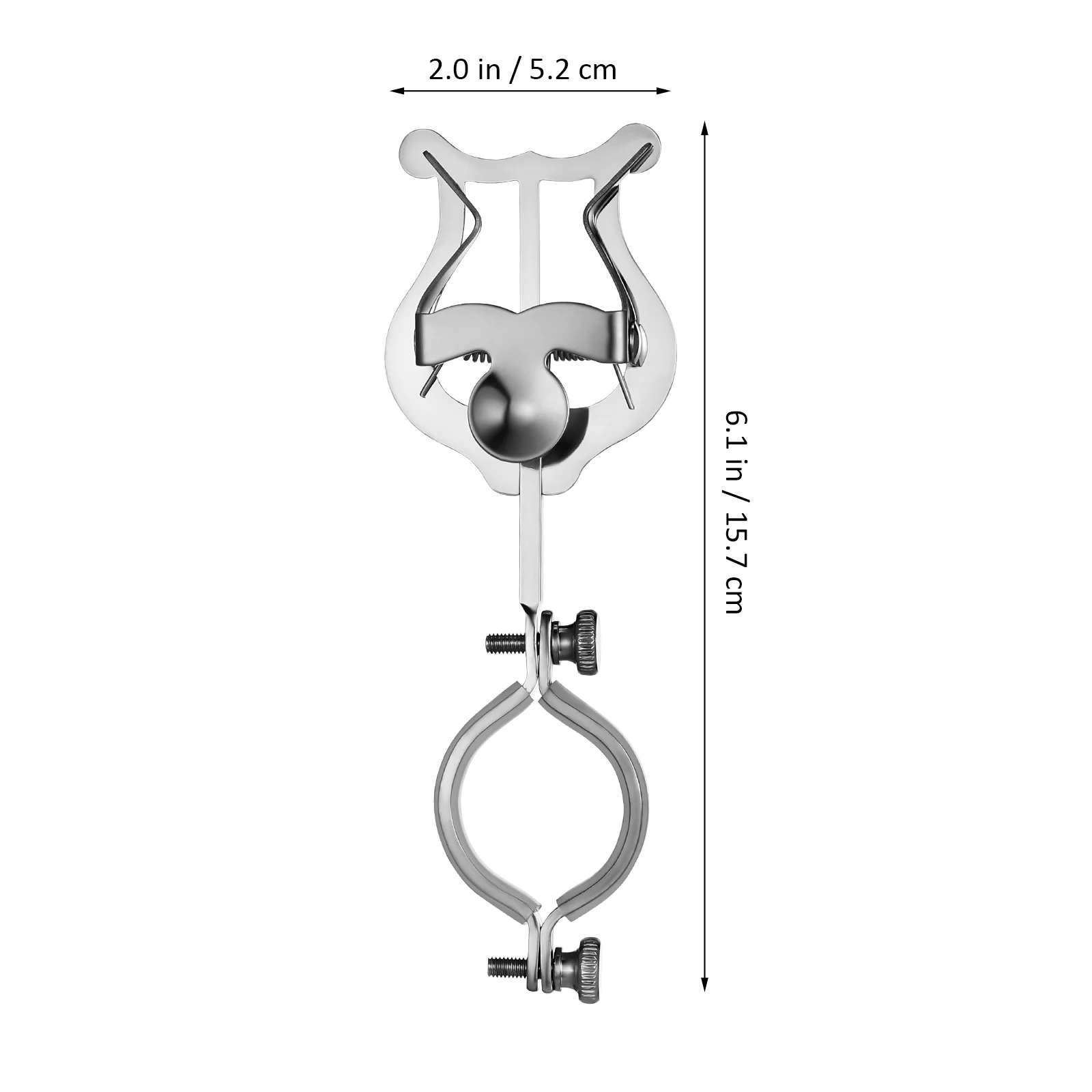 

Sheet Music Clip Lyre for Clarinet Clamp Book Instruments Pin Accessories Clips Holder