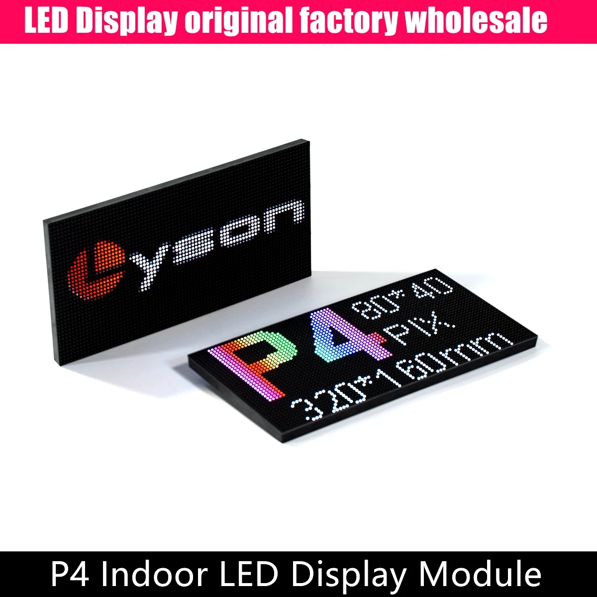 Indoor P4 SMD RGB LED Display Panel 320mmx160mm 80*40 Pixels SMD2121 Stage Background Atmosphere Screen