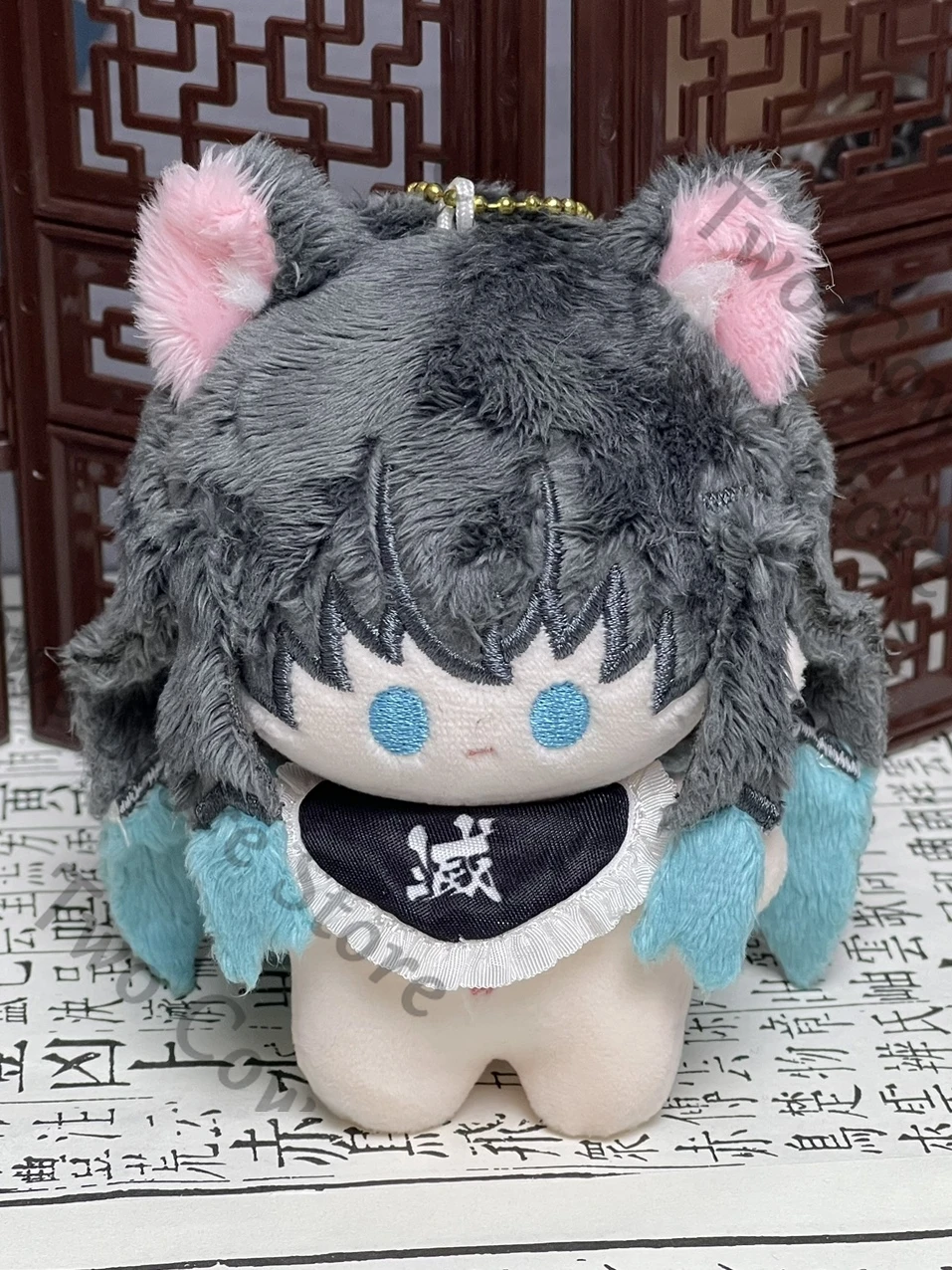 

Аниме Demon Slayer Tokitou Muichirou Kanroji Mitsuri Косплей Милый кулон Хлопковая кукла Подарок Ambitus