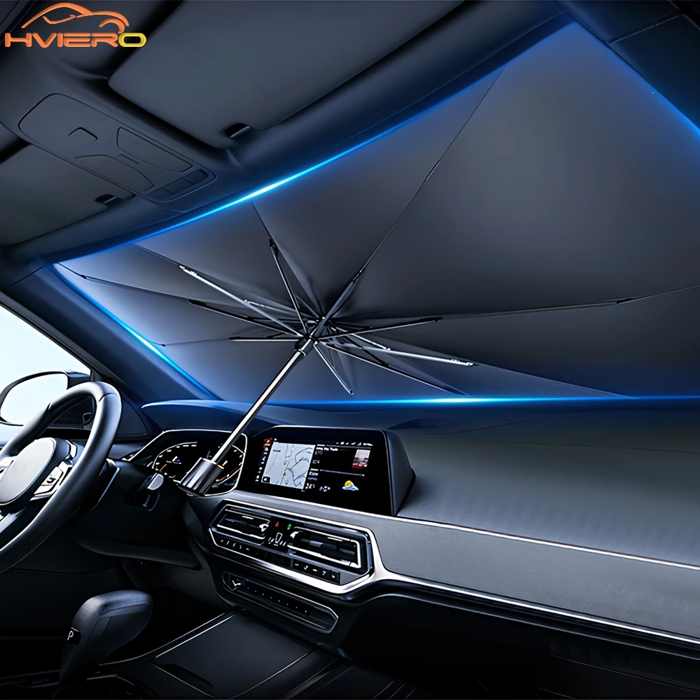 

1pcs Multi Purpose Convenient Foldable Sunscreen Car Front Windshield Sunshades Interior Protect Accessorie Auto Parasol Umbrell