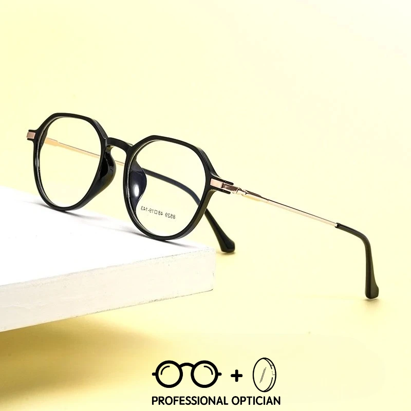 

Ultralight TR90 Full Frame Retro Student Glasses Frame Myopia Hyperopia Astigmatism Anti Blue Light Prescription Optical Glasses