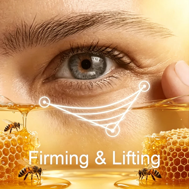 8ml Bee Venom Firming and Moisturizing Roll-On Eye Cream, Instant Lifting Eye Cream, Nourishes the Eyes and Face, Instantly Smooths and Moisturizes the Eyes, Makes the Skin Around the Eyes Smooth and Soft, Improves Skin Elasticity, Rejuvenates Youthful Radiance, and Presents a More Youthful Appearance. Korean Eye Skincare Product, Suitable as a Gift for Mom