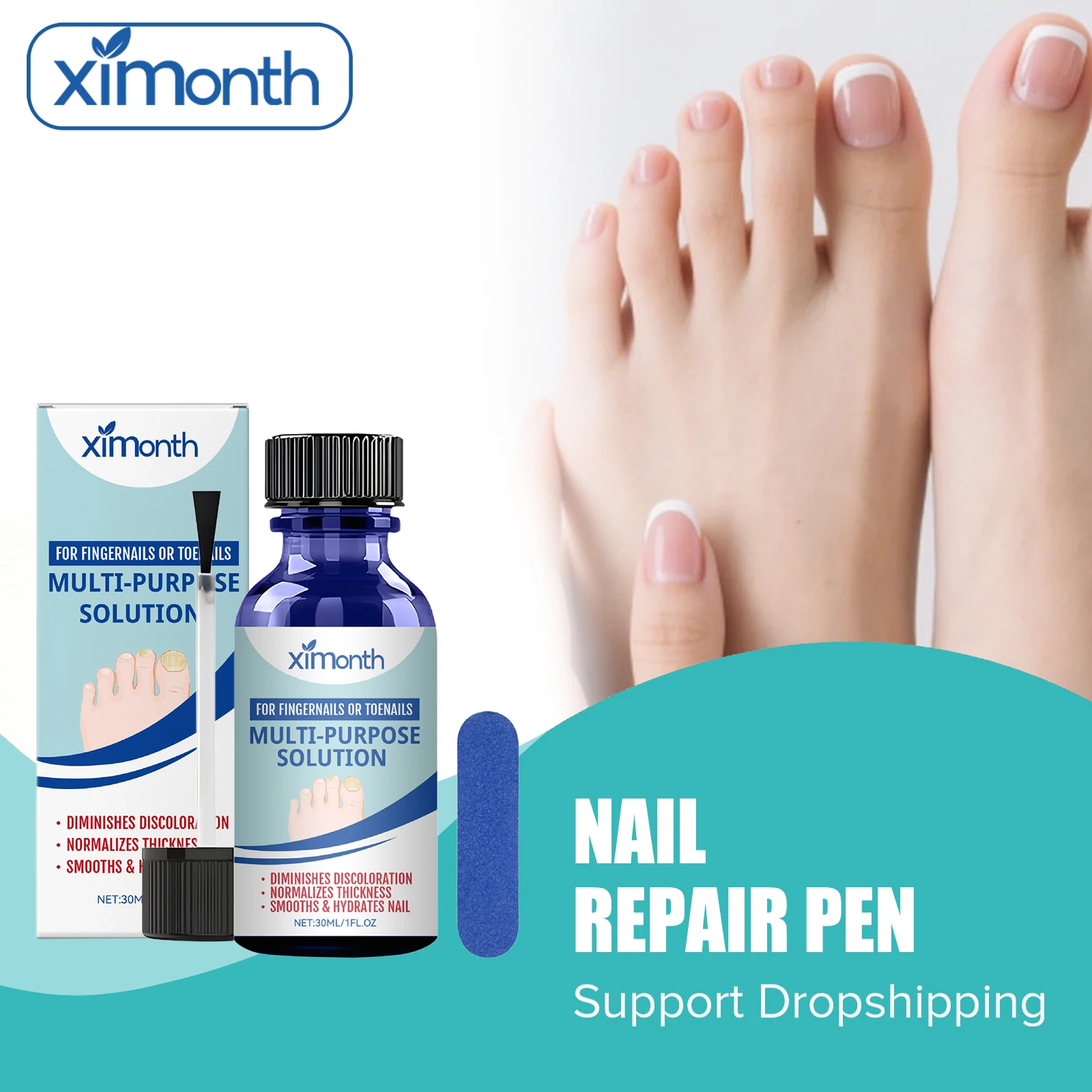 Fungal Nail Renewal Serum Repair Paronychia Onychomycosis Remove Discolored Damaged Toenail Hand Foot Nail Anti Infection Care