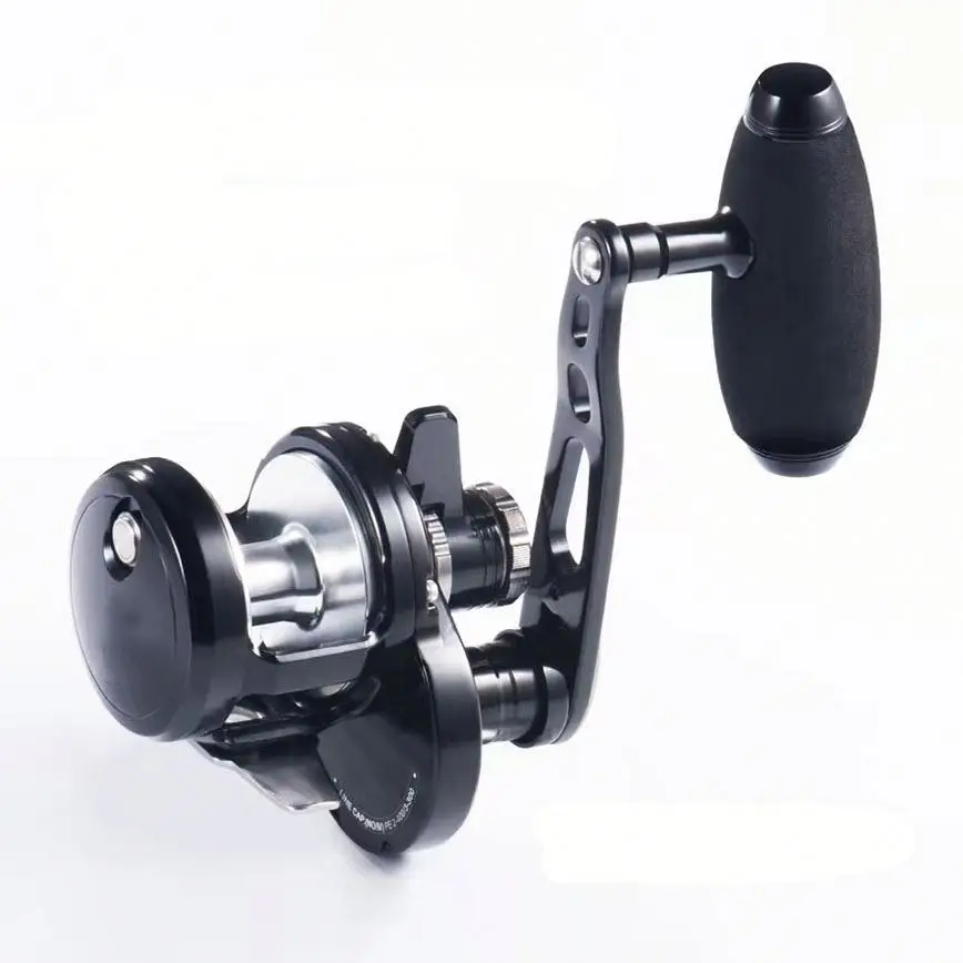 

Ocean Boat Slow Pitch Jigging Fishing Wheel Full Metal 24 Kgs Drag Power Ocean Overhead Boat Fishing Jigging Reel