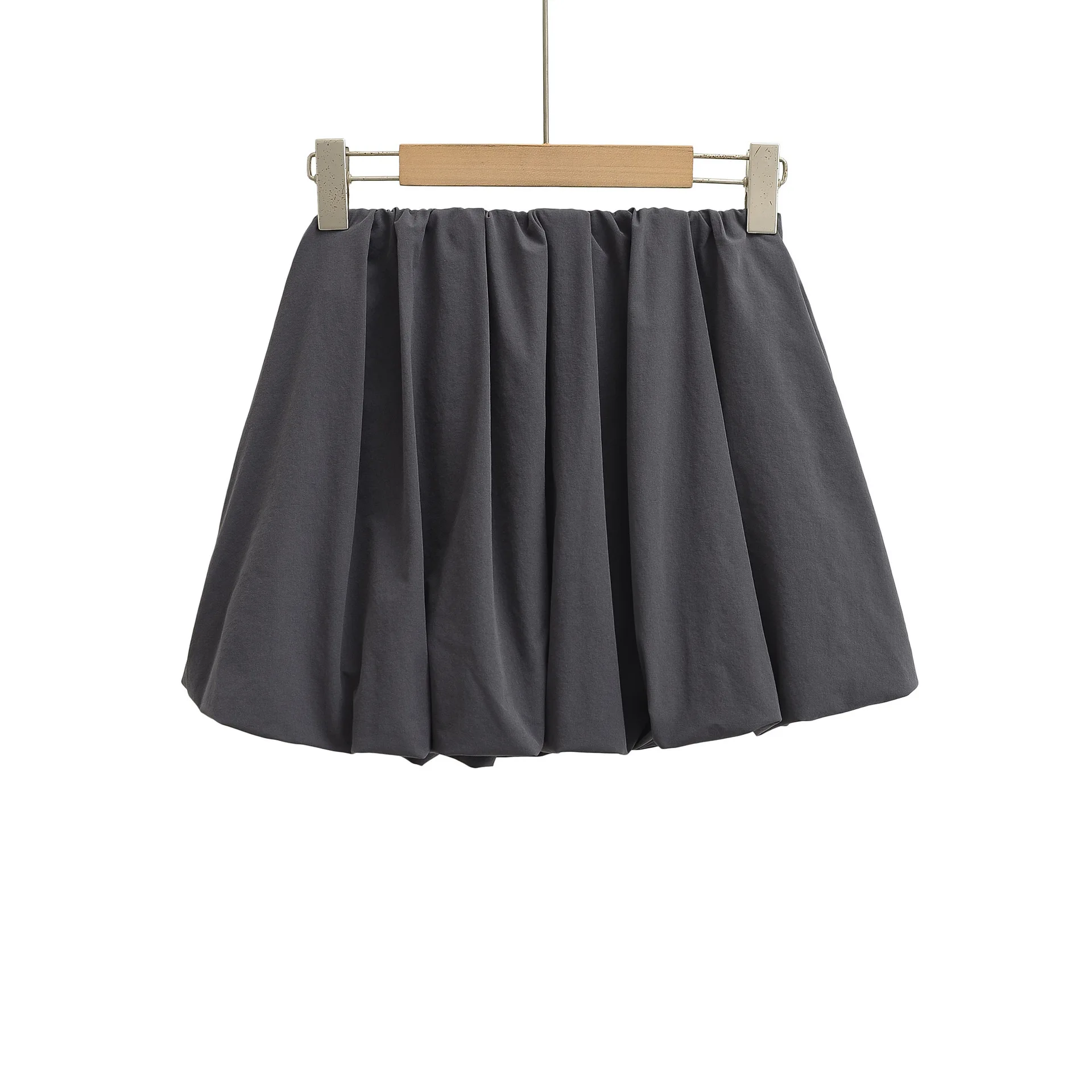 2025 Summer New Sweet and Spicy Style Versatile Fashion High Waist Lantern Mini Anti-Exposure Skirt Short Skirt FPBG