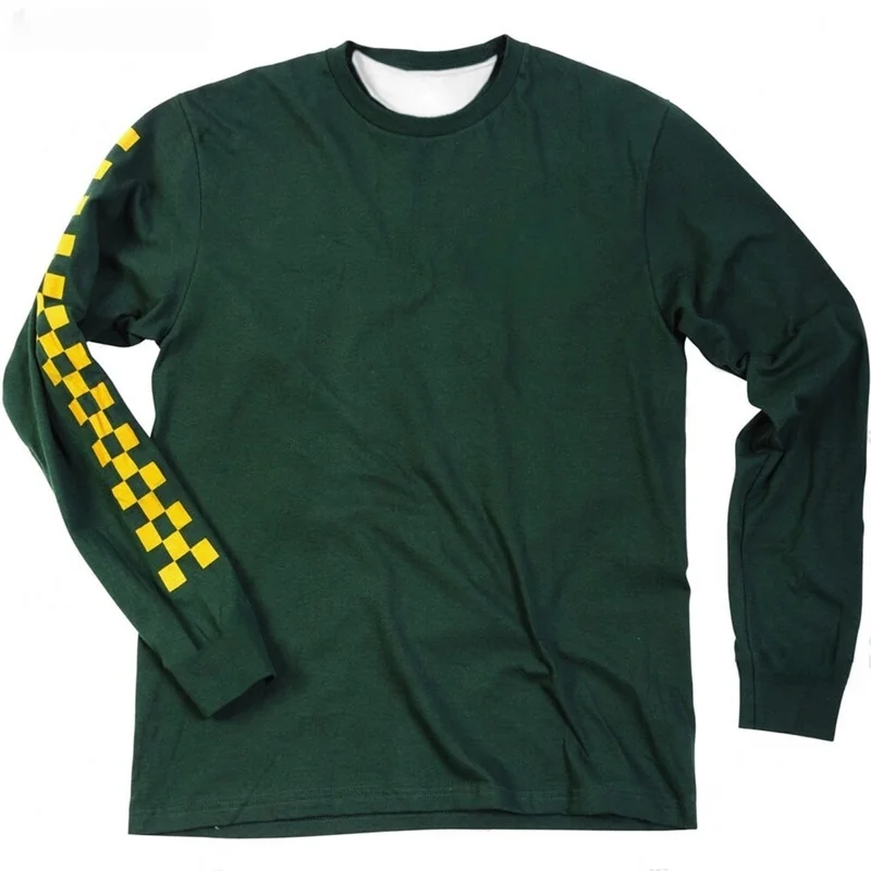 

New Summer Casual Cycling Suit with Long Sleeves, Fast and Sweat Wicking Mountain Bike Off-road Racing Suit for Men