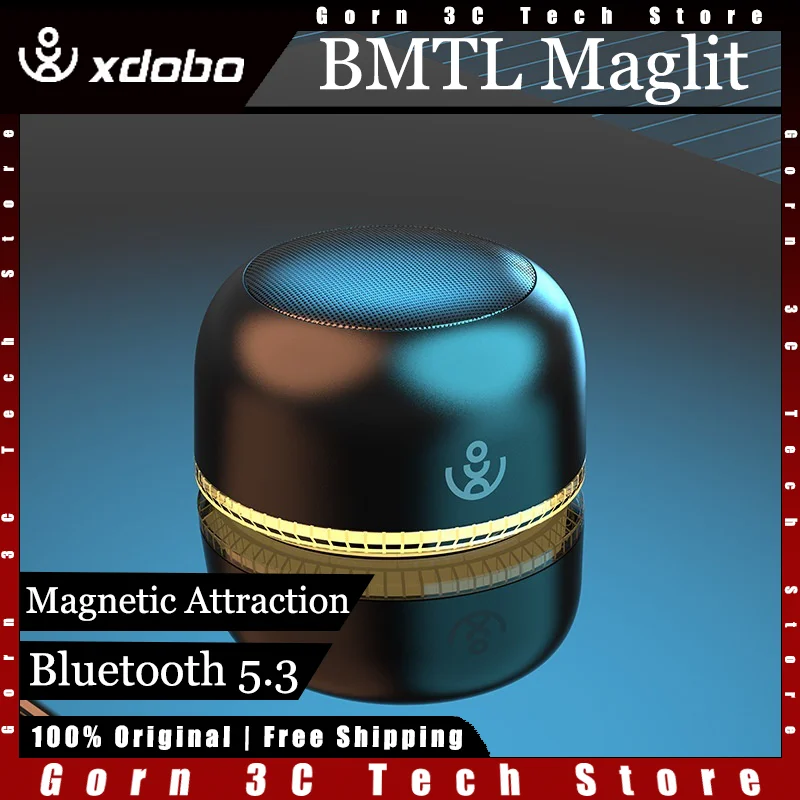 XDOBO BMTL Maglit Portable Wireless Speaker Bluetooth 5.3 Waterproof Subwoofer Outdoor Magnetic Attraction Customized Speaker