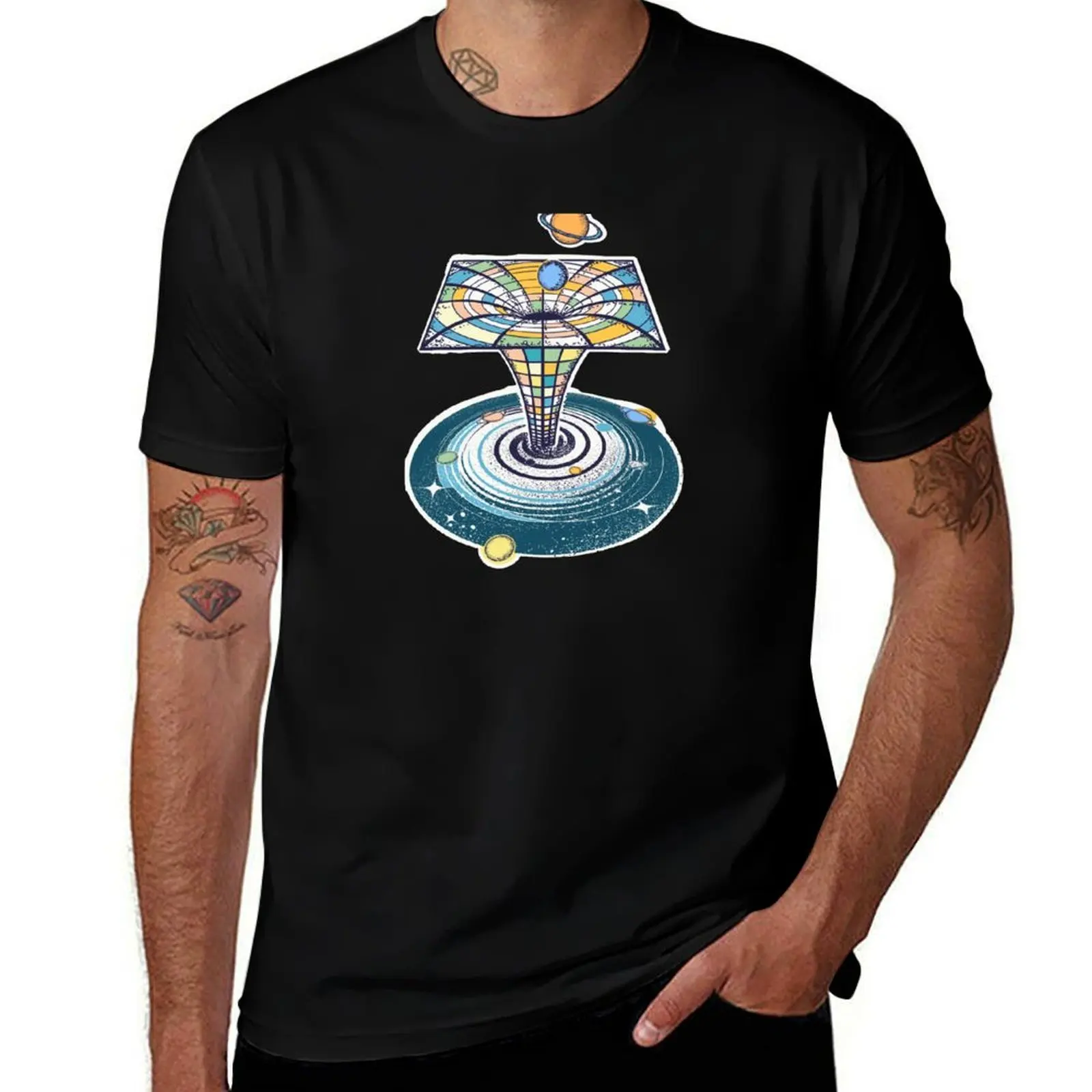 

Black hole T-Shirt man t shirt designer man t shirts for men T-Shirt
