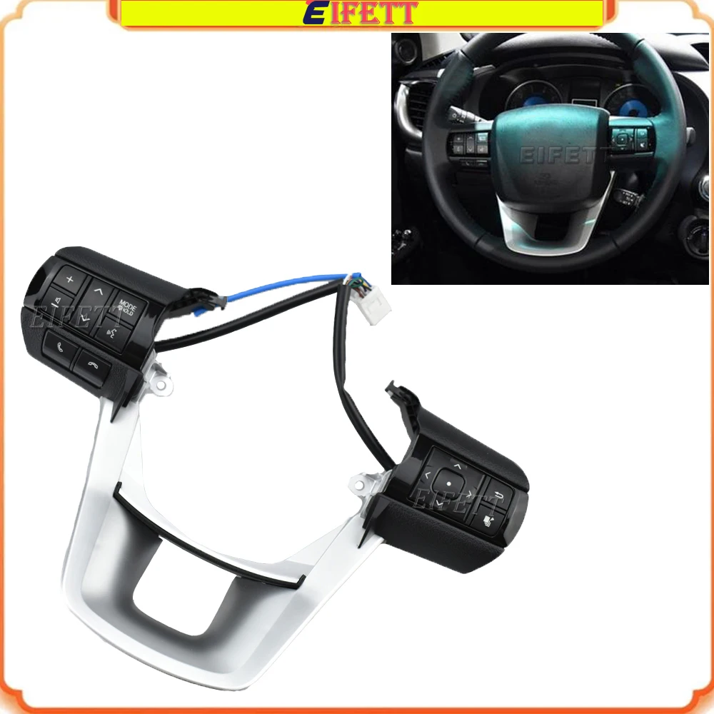 

Multifunctional Steering Wheel Volume Adjustment Phone Button For Toyota Fortuner 2015-2021 84250-0K320