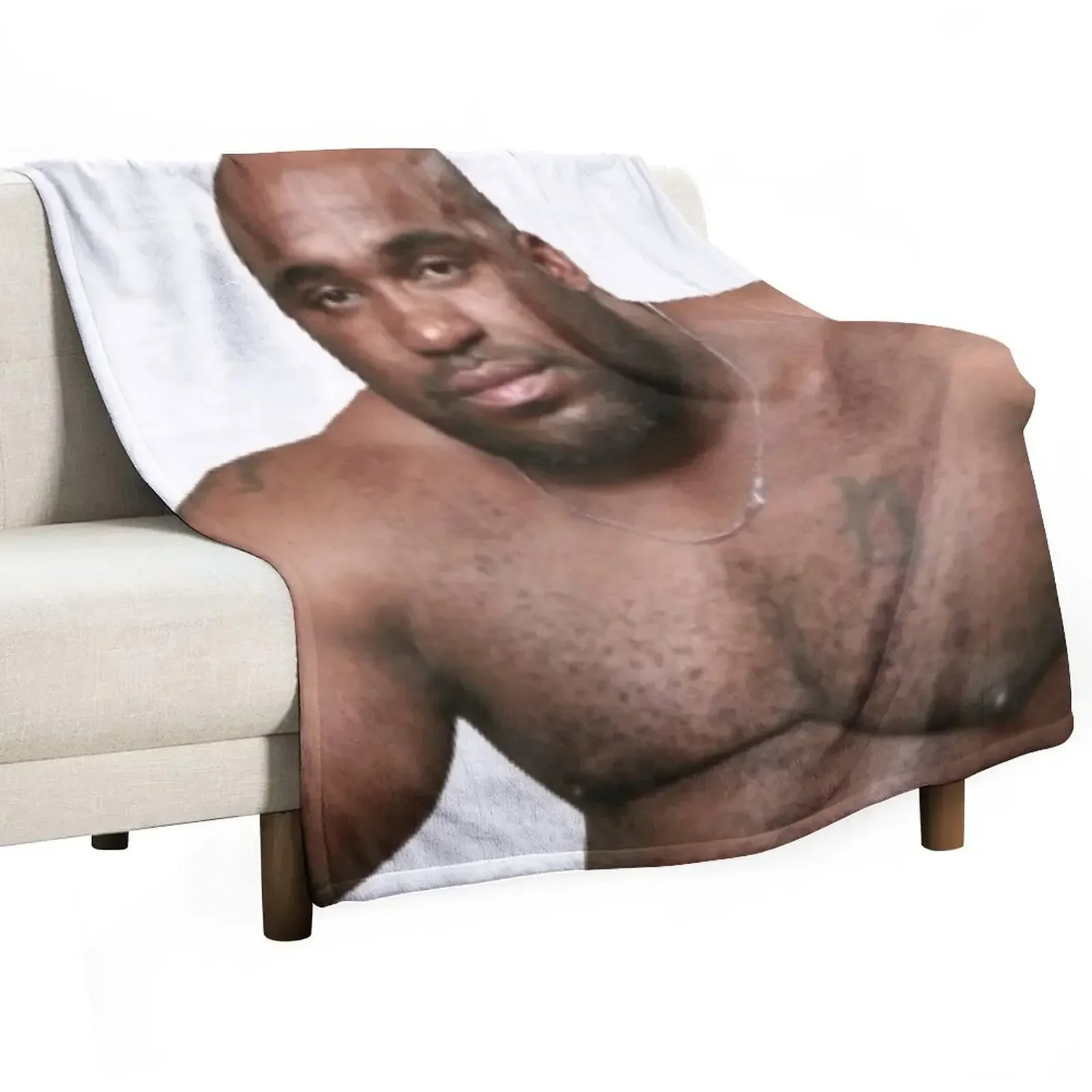 

Black guy meme Throw Blanket anime For Sofa Thin Blankets