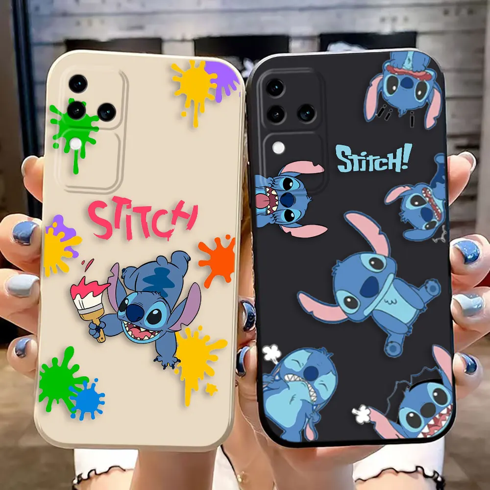 Naughty Koala Stitch Painting Phone Case For VIVO S1 S16 V15 V17 V20 V20ES V21 V23E V25 V27 V27E V29 V29E V30 V30E PRO PV23 5G