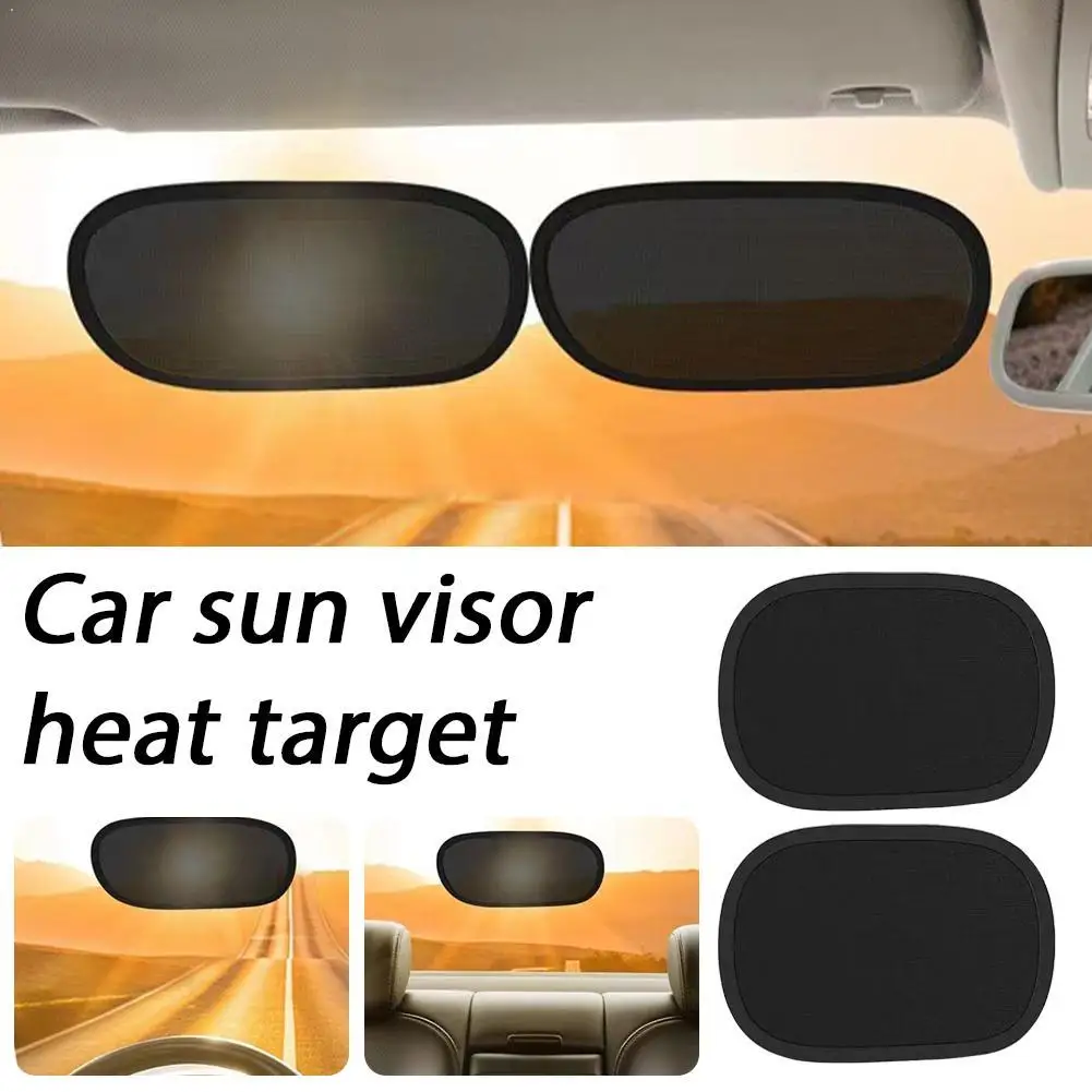 Summer Car Sun Visor Heat Car Side Window 4-Layer Sun Shade Curtains Anti-Glare UV-Blocker Protection Cover
