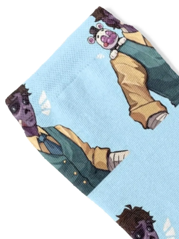 Michael Afton Funny Fanart Sticker Socks christmas stocking retro Men's Women Socks Men's